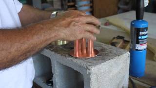 Dephlegmator fabrication video 2 for making Copper Moonshine Stills [upl. by Gwenette140]