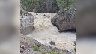 KCarea family witnesses Yellowstone flooding [upl. by Papageno]