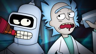 Rick vs Bender  Epic Cartoon Made Rap Battle Season 3 [upl. by Diantha123]