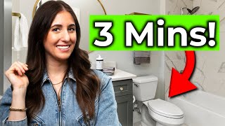 How To Clean A Toilet in 3 Minutes Clean My Space [upl. by Zimmermann]