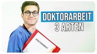 Medizinstudium  3 Arten von Doktorarbeiten  Doc Mo [upl. by Hildagarde]