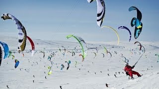 Wind Powered Ski and Snowboard Race  Red Bull Ragnarok [upl. by Eadwine]