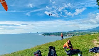 Paragliding Pantai Merdeka Kota Kuala Muda Kedah  Malaysia [upl. by Aokek]