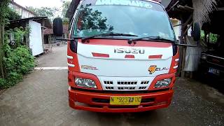 Turbo whistle Diesel Engine  Isuzu Elf HD 125 PS Power Steering [upl. by Ewell]