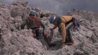 Blind RopeTeam  first allblind rockclimbing ascent [upl. by Eimilb]