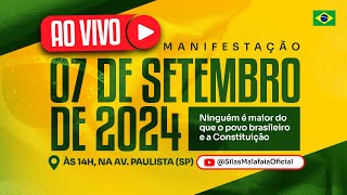 Ao vivo Manifestação de 7 de setembro de 2024 na AvPaulista [upl. by Maier]