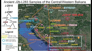 YFull YTree v1000  Y Heatmap and PhyloGeographer updated  J2bY86930 were likely Iapodes tribe [upl. by Niwhsa]