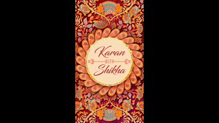 Kalamkari Wedding Invitation Video  WhatsApp Einvite by Wedeogram [upl. by Ynnattirb]