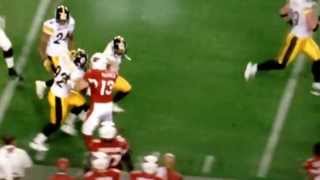 James Harrisons 100 yard Touchdown run during Super Bowl XLIII [upl. by Yrffoeg206]