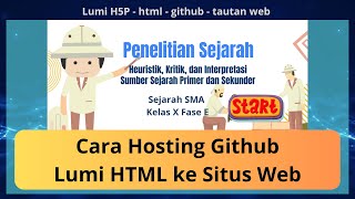 Cara Menggunakan Github Hosting file html ke situs web [upl. by Hras]