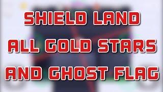 Flappy Golf 2  Shield Land  All Gold Stars and Ghost Flag [upl. by Silas]