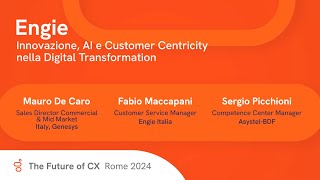 Engie Innovazione AI e Customer Centricity [upl. by Sy]