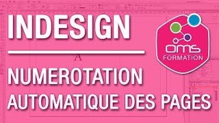 INDESIGN  Numérotation des pages [upl. by Ralli]