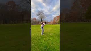 Ridiculously low unneeded stinger from 150 out golf golfasmr asmr fun Proud90golf [upl. by Eddi363]