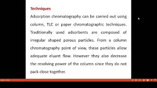 Adsorption Chromatography [upl. by Serrano]