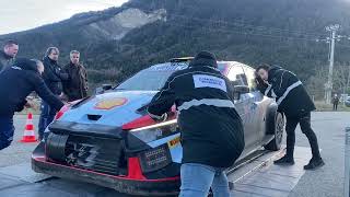 Rallye MonteCarlo 2024  ES 1114 Les NonnieresChichilianne  La Pesée [upl. by Iman]