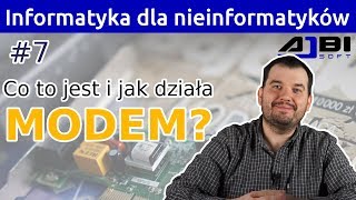 Modem  Co to jest i jak działa 📠 🖥️ Informatyka dla nieinformatyków 7 [upl. by Schechter429]