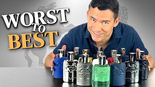 Ranking My Parfums De Marly Collection 14 Bottles WORST To BEST [upl. by Jakoba790]