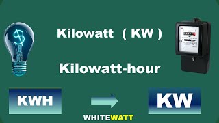 what is kilowatt kilowatthour  how to convert kwh to kw [upl. by Inerney]