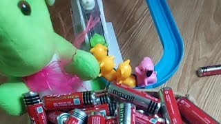 Red marbles How to assemble and install batteries cute toyasmr satisfying passion 215 [upl. by Annaeel]