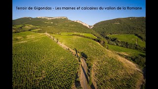 Terroir de Gigondas les marnes et calcaires du vallon de la Romane [upl. by Monahon152]