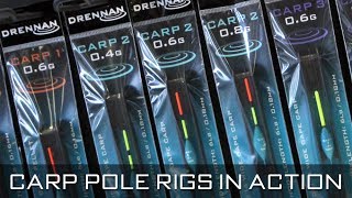 Drennan Carp Pole Rigs In Action [upl. by Melone281]