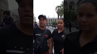 Venezolanos en Perú   Arequipa [upl. by Hillery]