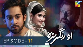 O Rungreza  Episode 11  HD   Sajal Aly amp Bilal Abbas Khan   HUM TV Drama [upl. by Ierdna504]