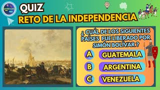 🌍🗽 Trivia ¡Pon a prueba tus conocimientos sobre la Independencia de los Países 🌍🗽 [upl. by Lein]