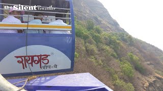 Ropeway Ride to Raigad Fort  Aerial Adventure  Maharashtra INDIA 4K HDR [upl. by Stefania966]