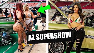 Arizona Super Show Lowriders amp Models Mega Event [upl. by Eillah]