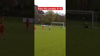 Unlucky keeper goalkeeperlife penalty nonleaguefootball ballerslife goal footballskills fcb [upl. by Meluhs]