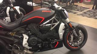 XDiavel Dark Stealth with Custom FluroRosso Paint [upl. by Ihel]