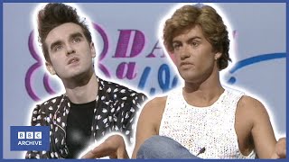 1984 George Michael and Morrissey discuss JOY DIVISION  Eight Days A Week  Music  BBC Archive [upl. by Timothee]