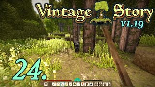 Exterminating the Wolves  Lets Play Vintage Story 119 Part 24 [upl. by Irahk848]