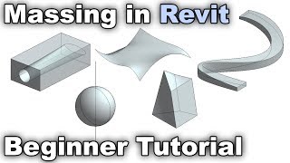 Massing in Revit  Beginner Tutorial [upl. by Marylinda]