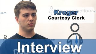 Kroger Interview  Courtesy Clerk [upl. by Hermia341]