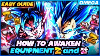 How To Awaken Equipment In Dragon Ball Legends Guide dblegends dragonballlegends dbl shorts [upl. by Phelgon650]