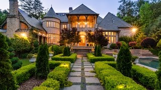 5 MILLION DOLLAR ENGLISH MANOR IN ATLANTA [upl. by Elleivad]