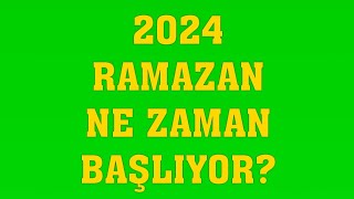 2024 Ramazan Ayı Ne Zaman Başlıyor Ramazan Bayramı tatili kaç gün olacak [upl. by Andreas634]