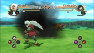 NUNSG Jiraiya vs Orochimaru [upl. by Anilave]