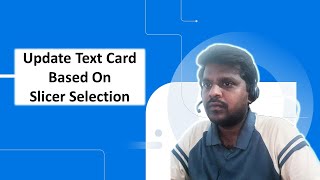 POWER BI  Update Text Card based on Slicer Selection [upl. by Meyer]