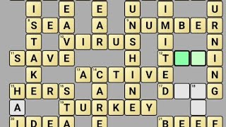 Crosswords 🤔 hated using the clues but got stuck on such a silly word [upl. by Linn]