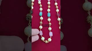 Ratnam Fashion 7013287069 necklace 1gramgold beads [upl. by Notneuq]