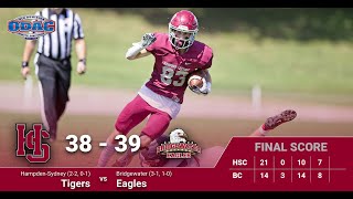 HampdenSydney Football Highlights Bridgewater [upl. by Enenaj]