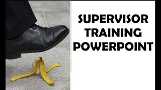 Supervisor Training PowerPoint  PPT  FirstTime Supervisor and New Supervisors Full Course HR Buy [upl. by Elocn]