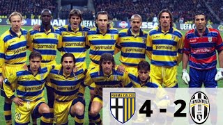 JUVENTUS 2  4 PARMA 199899 SEASON  GLORY DAYS OF SERIE A [upl. by Neelac]