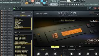 Spectrasonics Keyscape All Jd800 Presets 80s amp 90s EPianos [upl. by Dalpe]