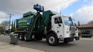 Waste Management Peterbilt 320Elliptical quotThink Green Think Cleanquot Amrep ASL 104502 [upl. by Kameko610]