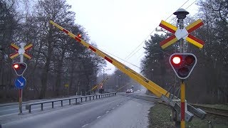 Spoorwegovergang Ystad S  Railroad crossing  Järnvägsövergång [upl. by Free]